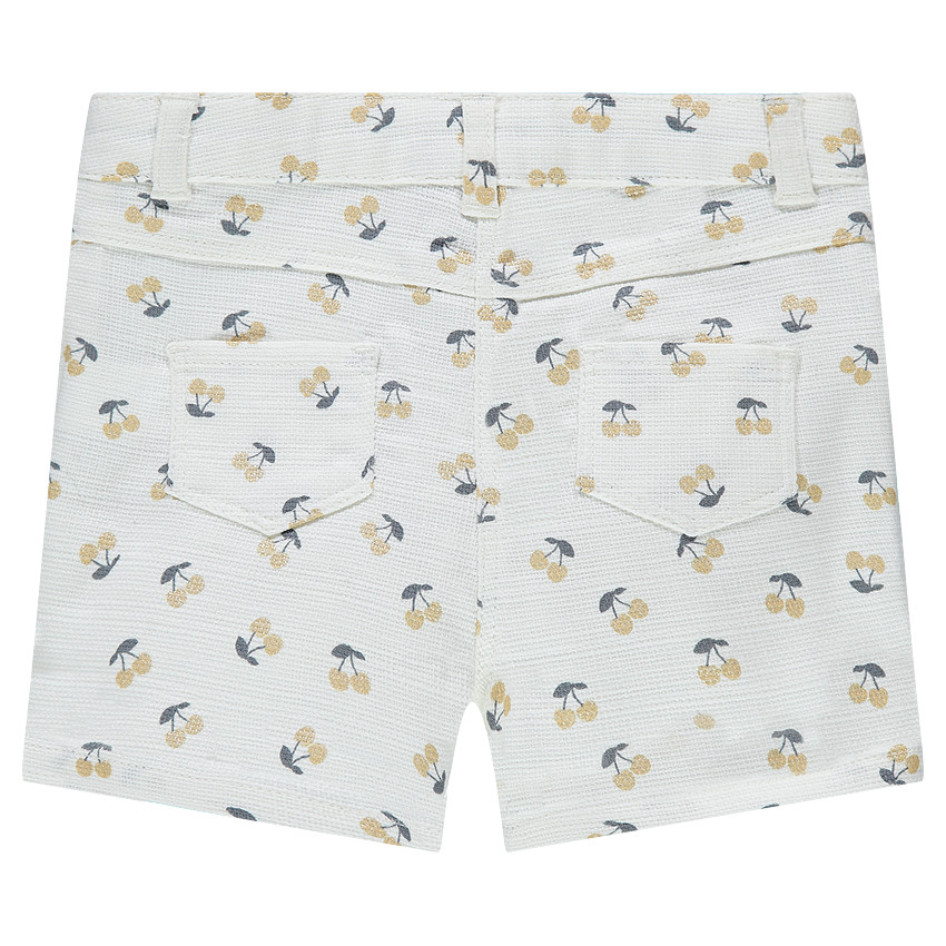 Σορτσάκι βαμβακερό με κερασάκια σε όλη την επιφάνεια 