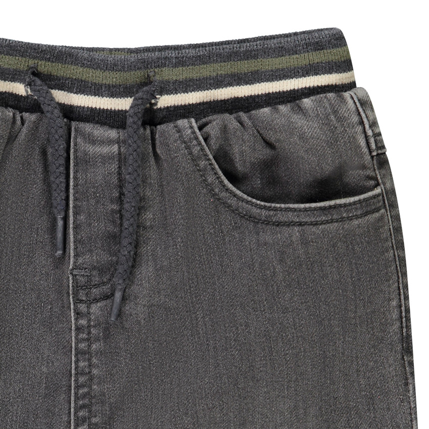 Jean denim avec ceinture rib pour bébé garçon Main Jean denim avec ceinture rib pour bébé garçon