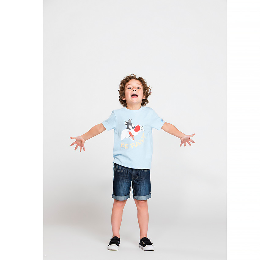 T-shirt en coton print Grominet Looney Tunes pour garçon Main T-shirt en coton print Grominet Looney Tunes pour garçon