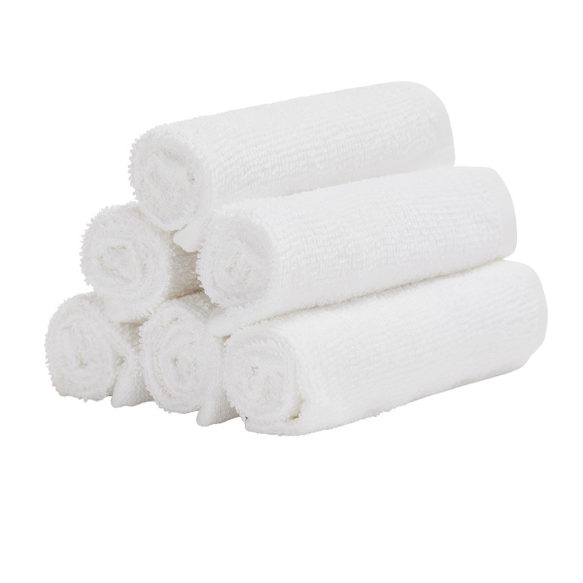 Σετ 6 πετσετών σφουγγαράκι 25 x 25 cm από βαμβακερό 