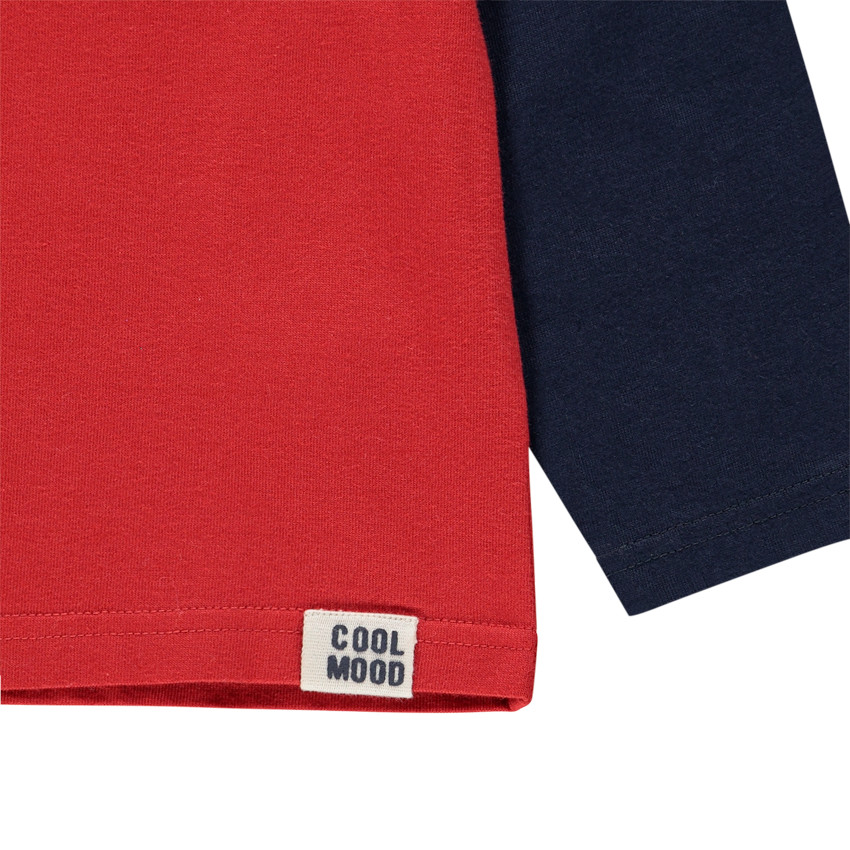 T-shirt μακρυμάνικο με Ρίγες διαφορετικού χρώματος για αγόρι  Additional T-shirt μακρυμάνικο με Ρίγες διαφορετικού χρώματος για αγόρι