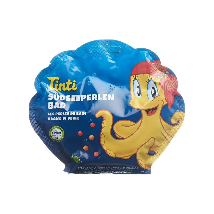 Perles de bain des mers du sud orange 