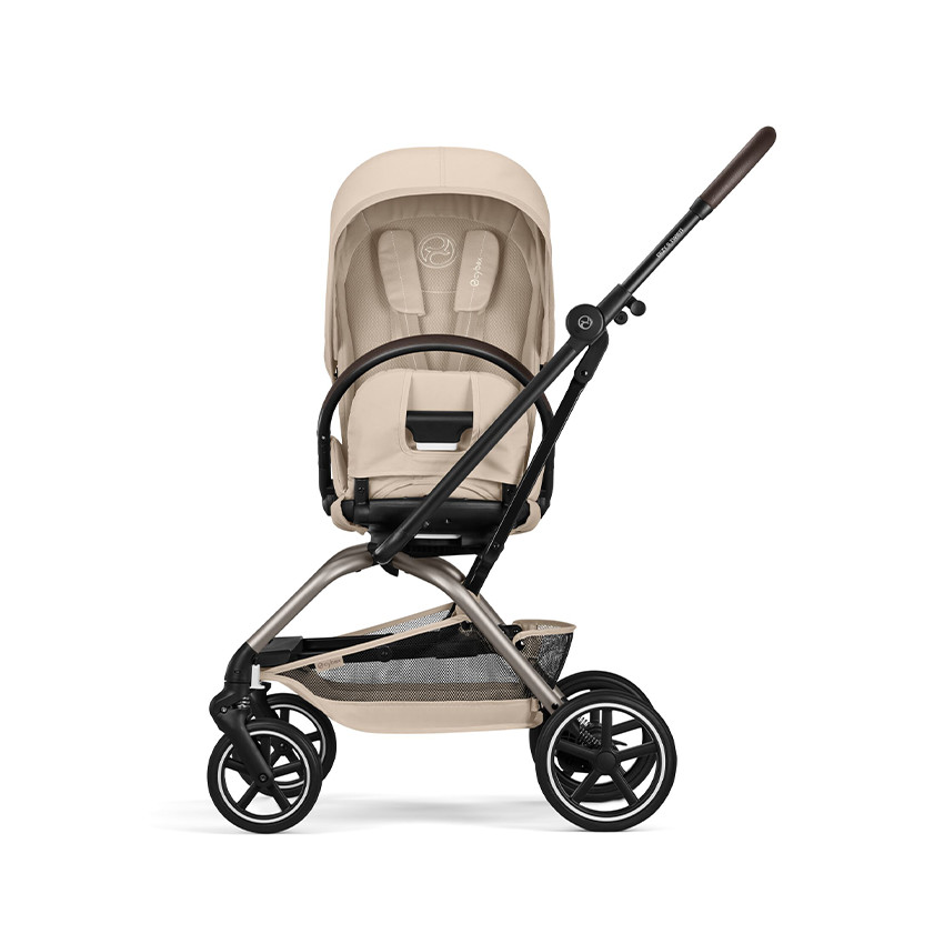 Καροτσάκι με περιστρεφόμενο κάθισμα Eezy S Twist+ 2 - Almond Beige 