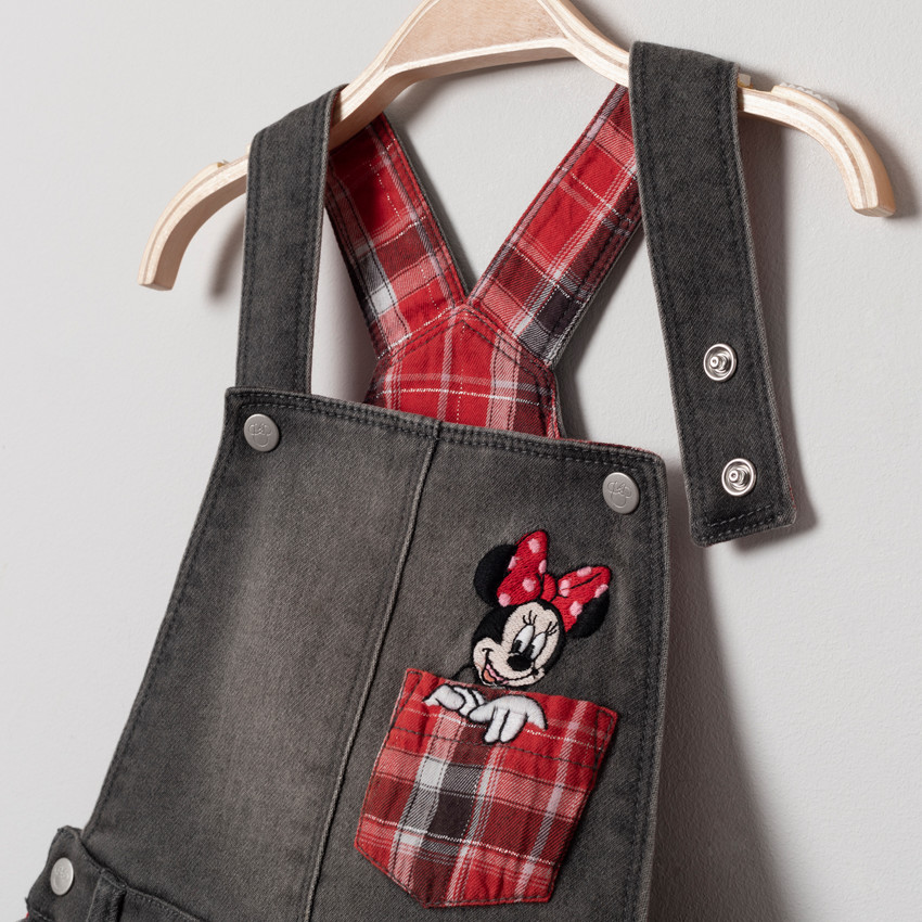 Robe salopette en jean et tulle broderie Minnie Disney  Additional Robe salopette en jean et tulle broderie Minnie Disney