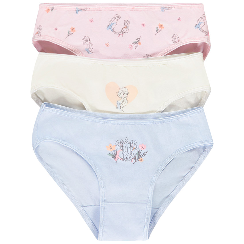 Σετ από 3 εσώρουχα La Reine des Neiges Disney για κορίτσι 