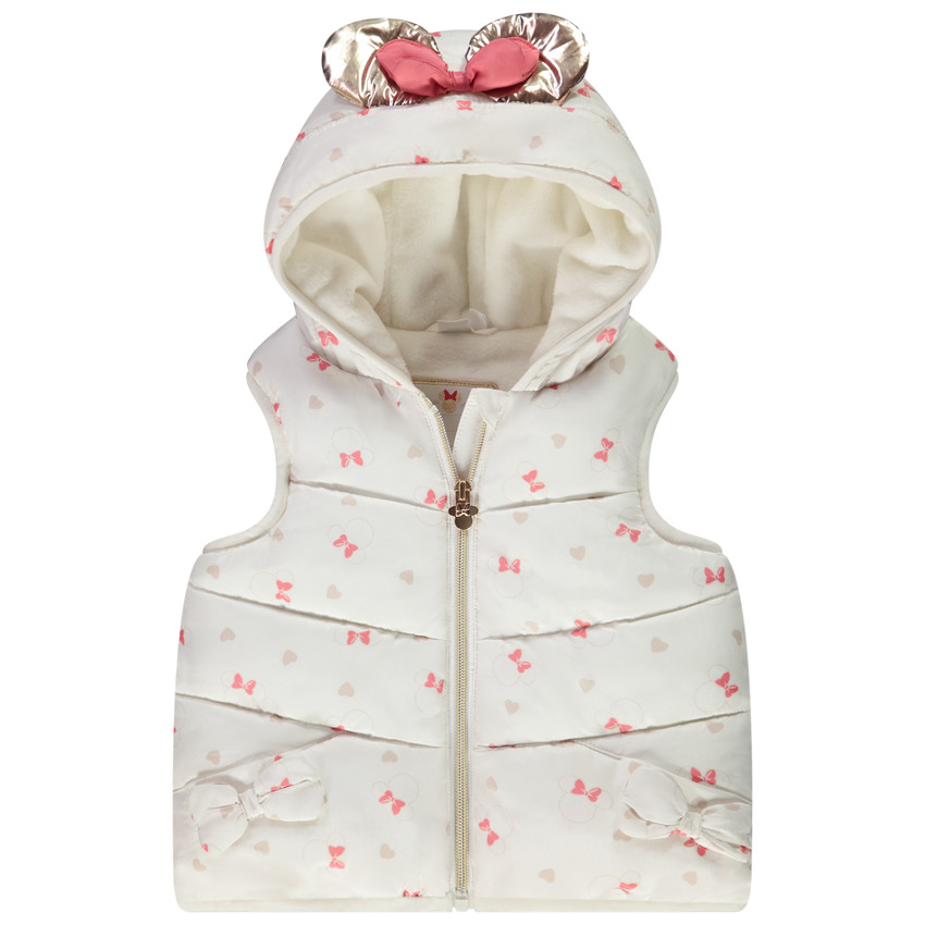 Doudoune sans manches Minnie Disney pour bébé fille 