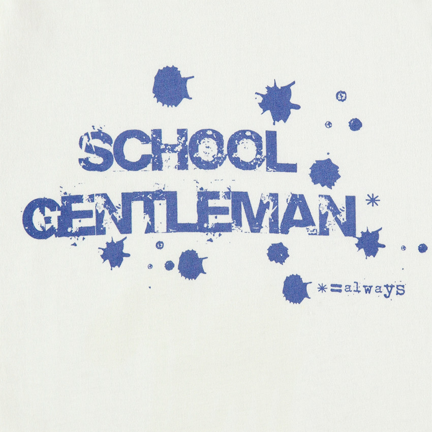 Μακρυμάνικη μπλούζα ζέρσεϊ με τυπωμένο μήνυμα 