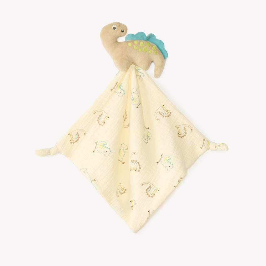 Doudou plat dinosaure pour garçon. 
