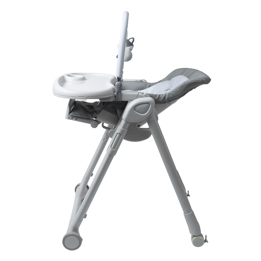 Πολυλειτουργική ρυθμιζόμενη καρέκλα φαγητού Harper γκρι 