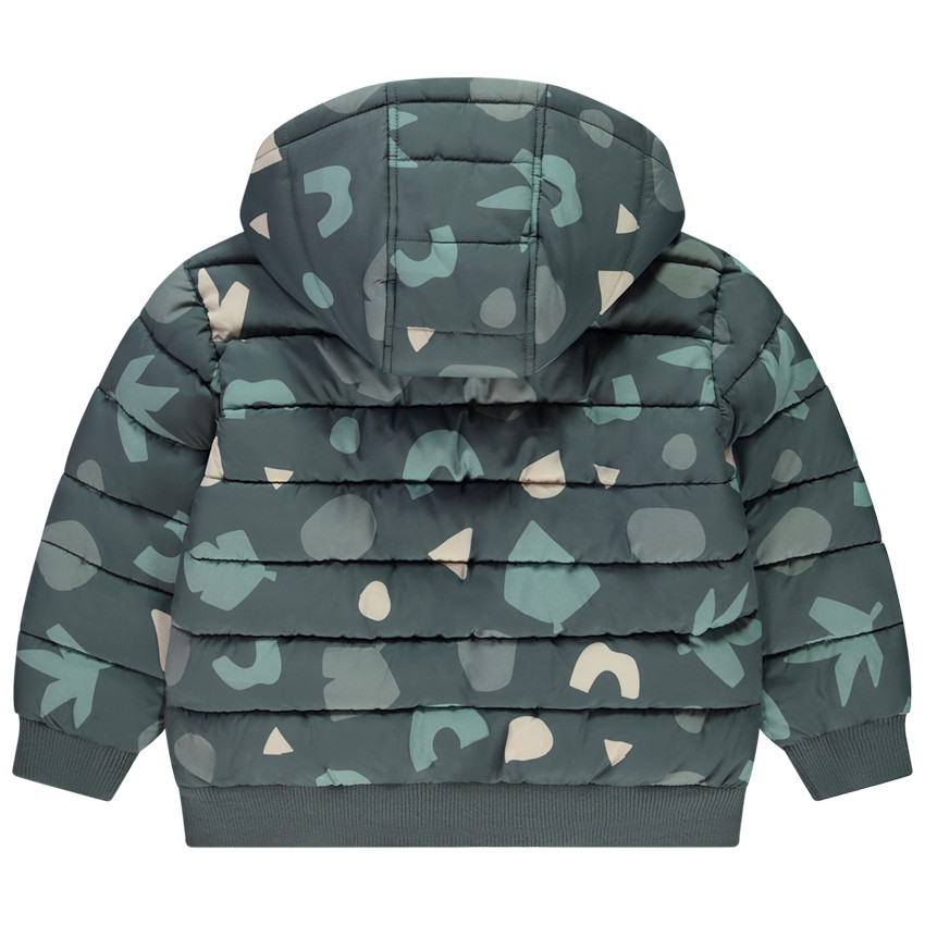 Παλτό με επένδυση από sherpa και arty σχέδιο για αγόρι 