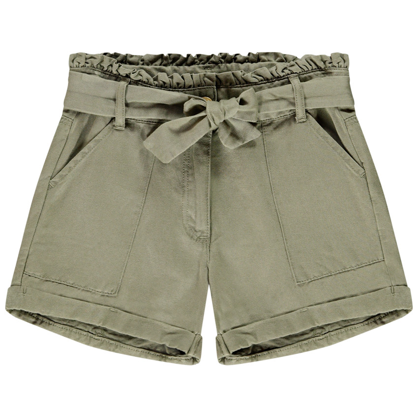 Σορτς βαμβακερό με φιόγκο για κορίτσι 