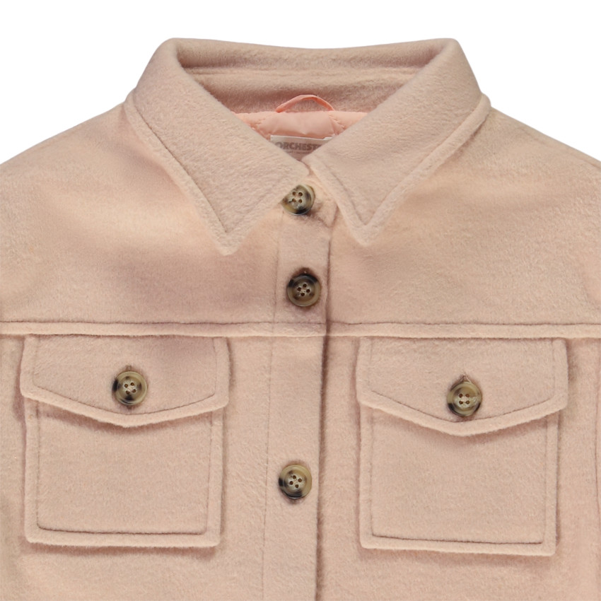 "Μπουφάν από μάλλινο ύφασμα για κορίτσι" 