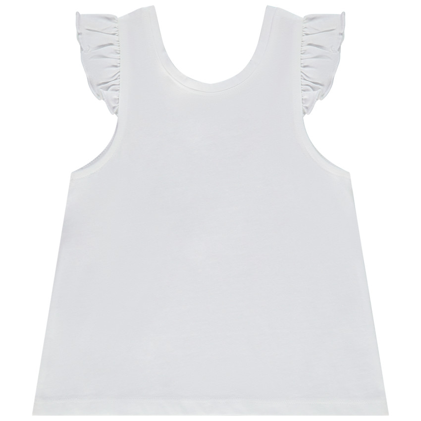 Μπλουζάκι αμάνικο από jersey print Ariel Disney για bebe κορίτσι 