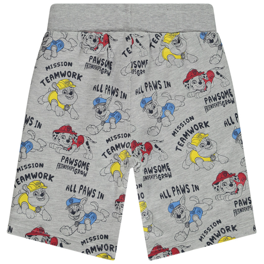 Βερμούδα από molleton με φαντεζί σχέδιο Pat Patrouille για αγόρι 