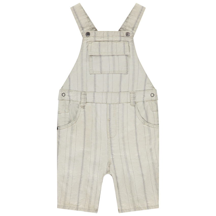 Σαλοπέτα κοντή ριγέ με τσέπη για bebe αγόρι 