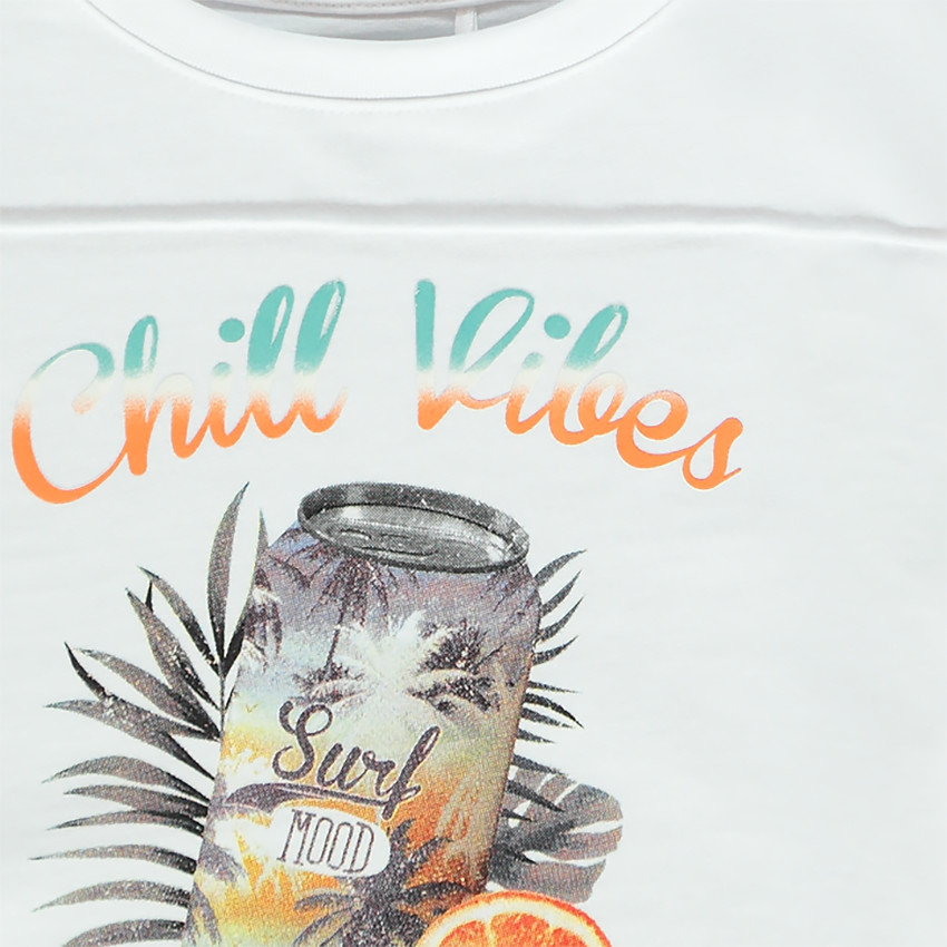 T-shirt manches courtes en jersy print fantaisie pour garçon Main T-shirt manches courtes en jersy print fantaisie pour garçon