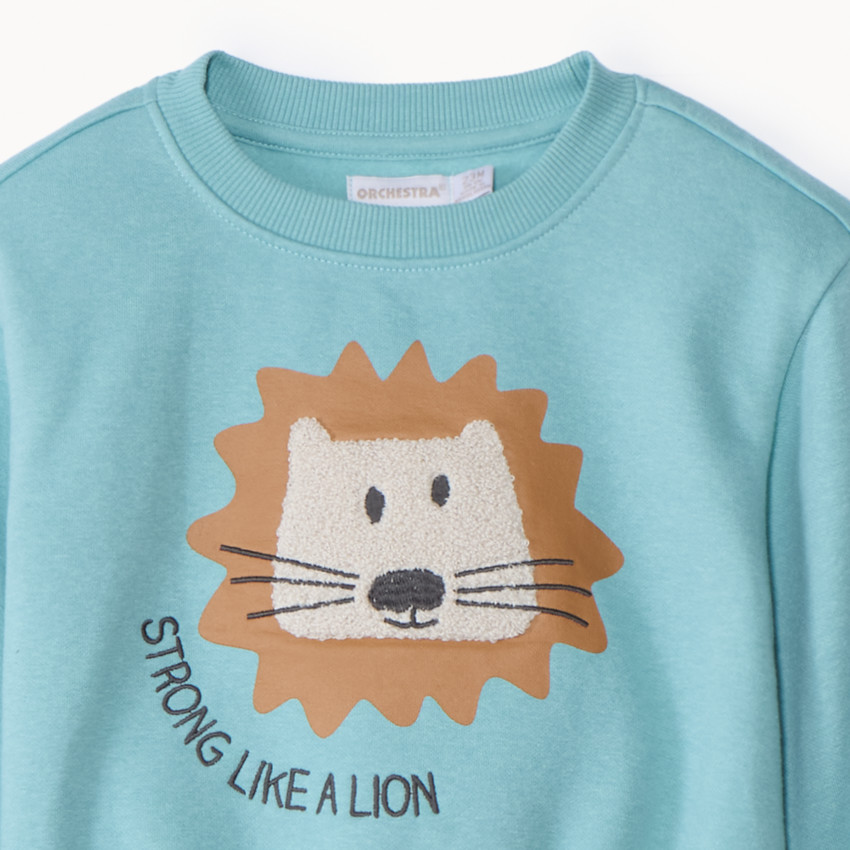 Ensemble sweat fantaisie + jogging style cargo pour bébé garçon  