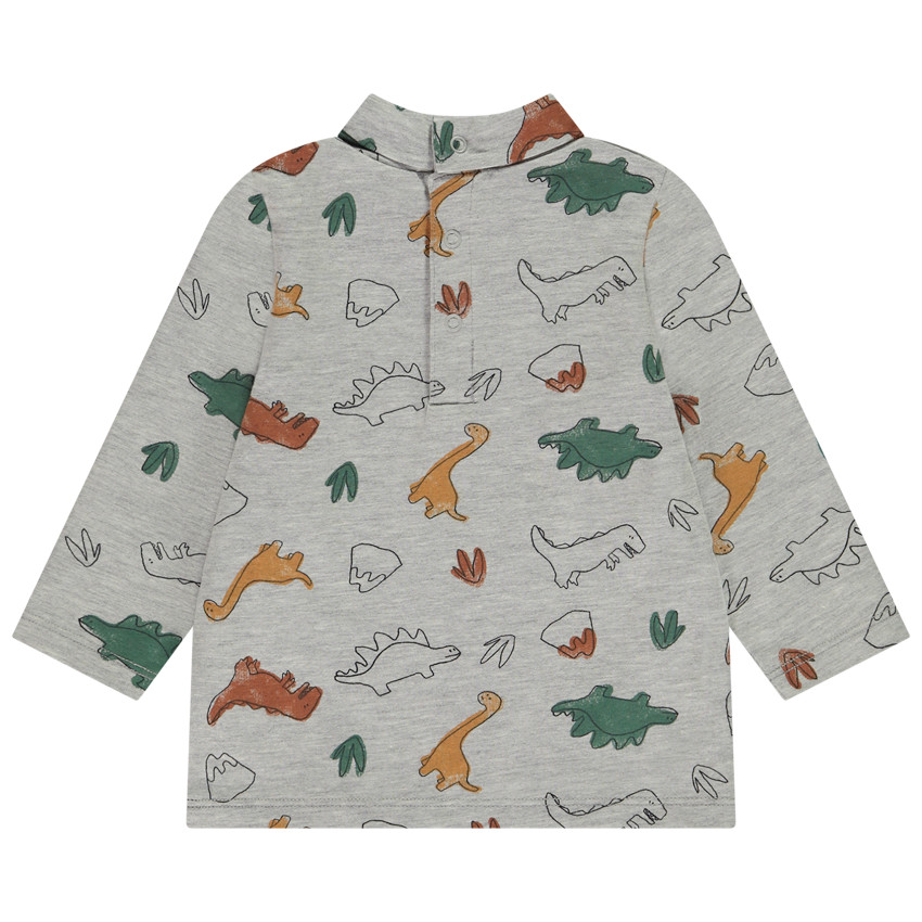 Σετ από 2 πλεκτά μπλουζάκια με ψηλό λαιμό για μωρό αγόρι 