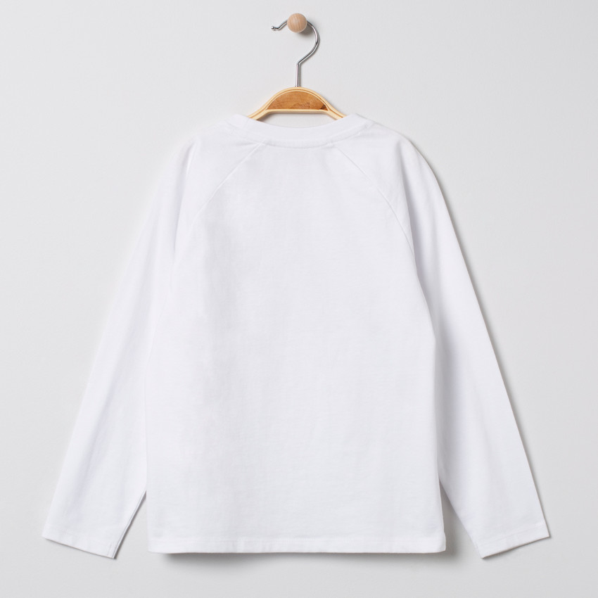 T-shirt manches longues motif Superman en sequins magiques 