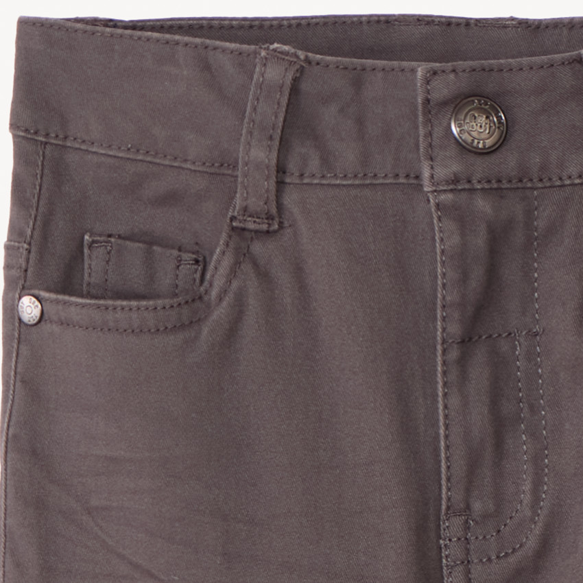 Παντελόνι slim από υφασμάτινο με εφέ crinkle για αγόρι 