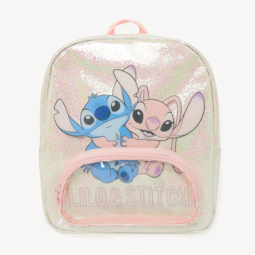 Sac à dos irisé Stitch & Angel Disney pour bébé fille 