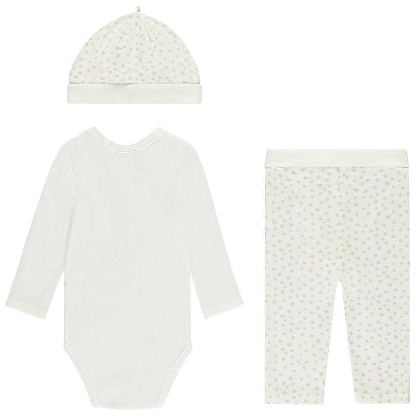 Σετ 3 τεμαχίων Baby 2025 με σχέδιο spots για μωρό 