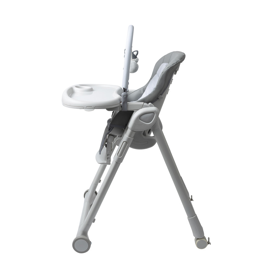 Πολυλειτουργική ρυθμιζόμενη καρέκλα φαγητού Harper γκρι 