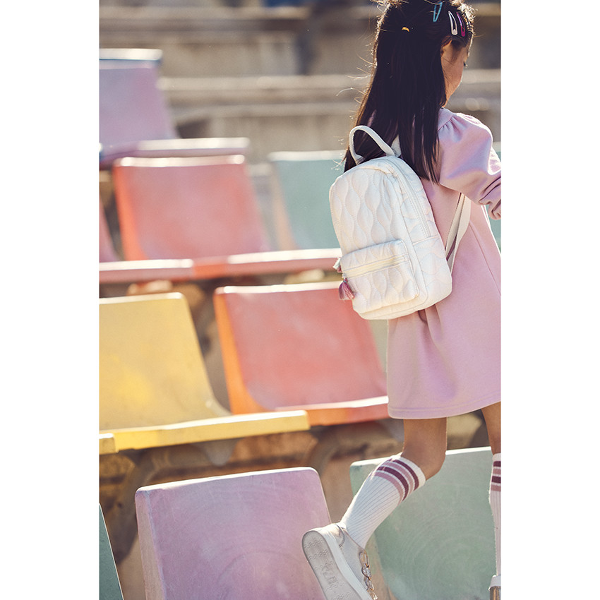 Σακίδιο πλάτης με επένδυση και πομ πομ για κορίτσι  Additional Σακίδιο πλάτης με επένδυση και πομ πομ για κορίτσι