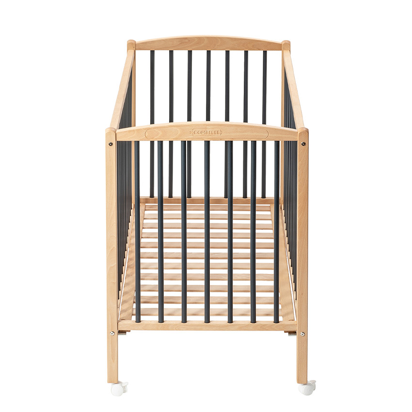 Κρεβατι 70Χ140Cm Φυσικο/Ανθρακι 