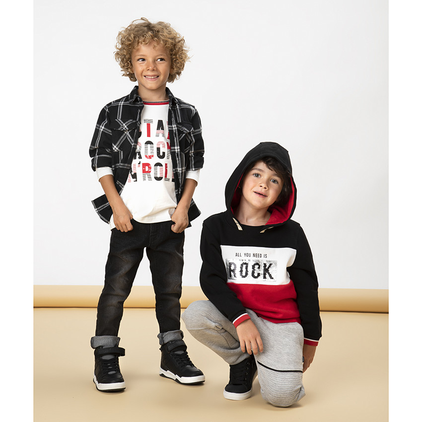 Τζιν σλιμ με εφέ ξεθωριασμένου για αγόρι 