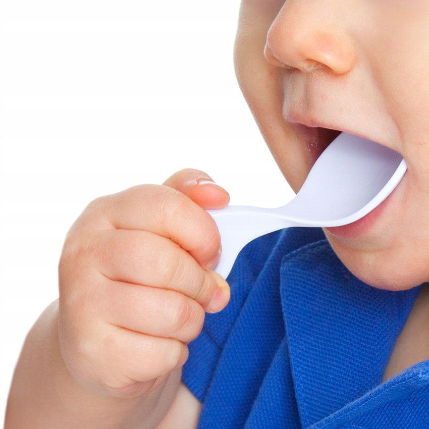 Παιδικα Κουταλακια White/Light Blue ICAN 