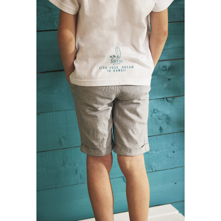 Βερμούδα μονόχρωμη για αγόρι 