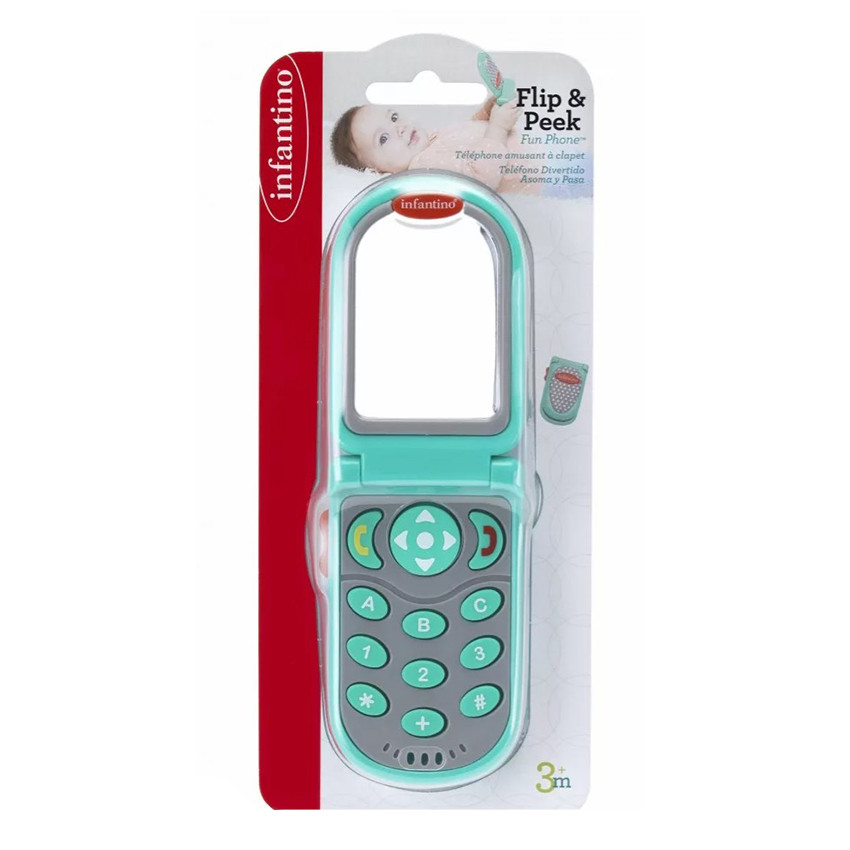 Παιχνιδι Τηλεφωνακι Με Ηχους Flip & Peek Fun Phone INFANTINO GO GAGA 