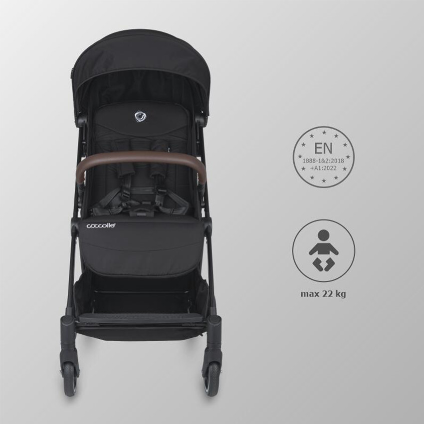 Καρότσι Με Αυτόματο Κλείσιμο Coccolle Melia/Diamond Black 