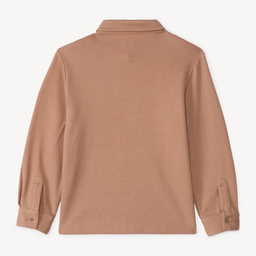 Μπουφάν φλις μονόχρωμο για αγόρι 