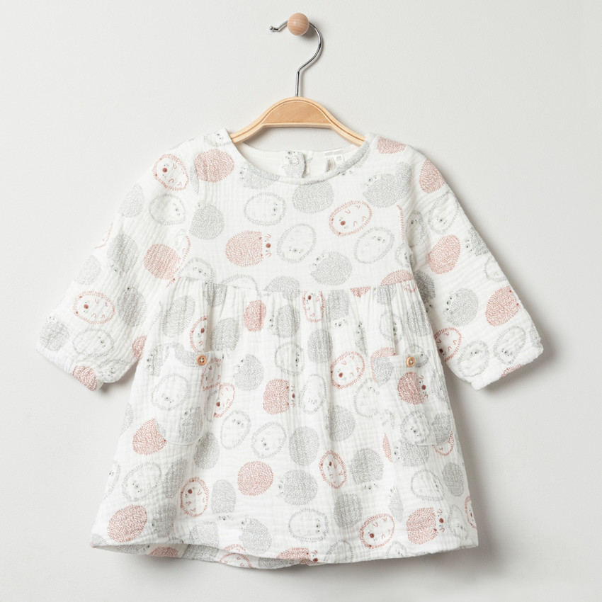 Φόρεμα στυλ γάζα Βαμβακερό με σχέδια σε όλη την επιφάνεια  Additional Φόρεμα στυλ γάζα Βαμβακερό με σχέδια σε όλη την επιφάνεια