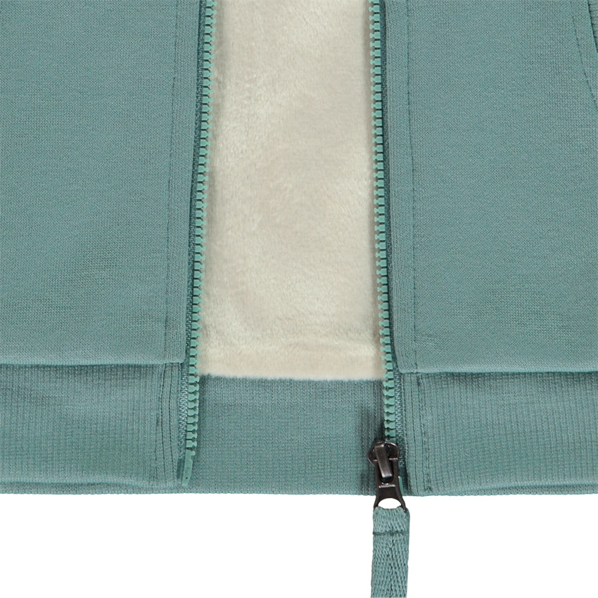 Ζακέτα με κουκούλα από βελουτέ για μωρό αγόρι 