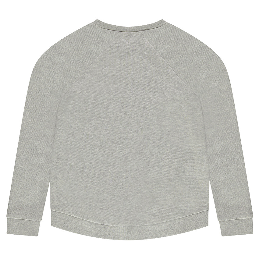 Φούτερ από ελαφριά φανέλα με κεντητά λουλούδια 