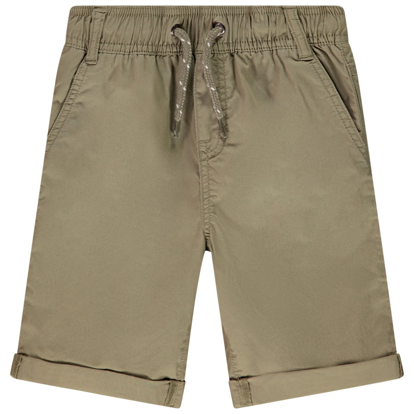 Βερμούδα από μονόχρωμο popeline για αγόρι 