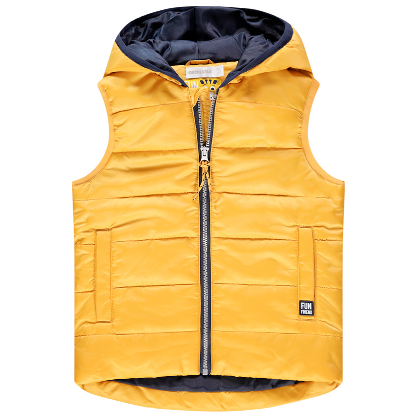 Doudoune sans manches à capuche fantaisie et imprimé cheval  Additional Doudoune sans manches à capuche fantaisie et imprimé cheval