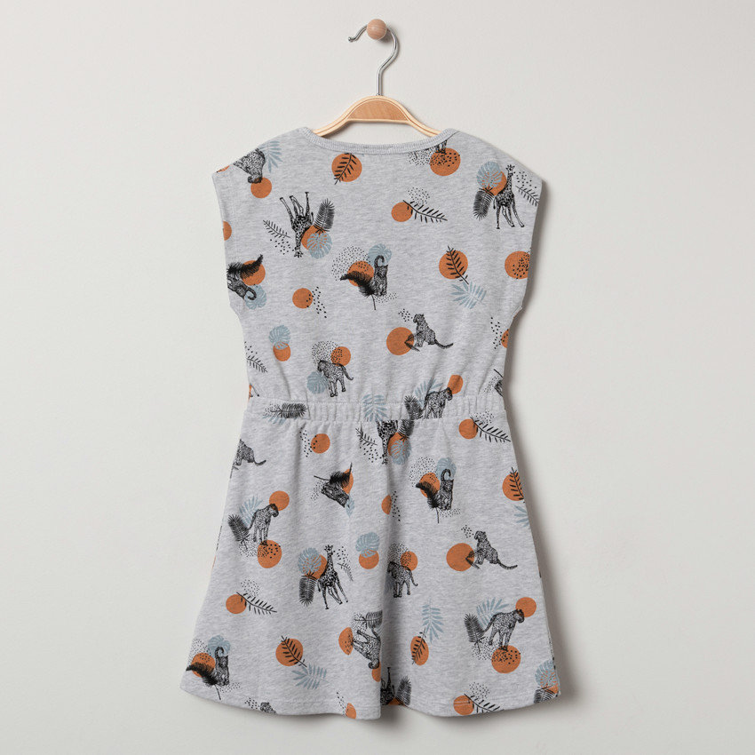 Φόρεμα jersey αμάνικο με σχέδιο 