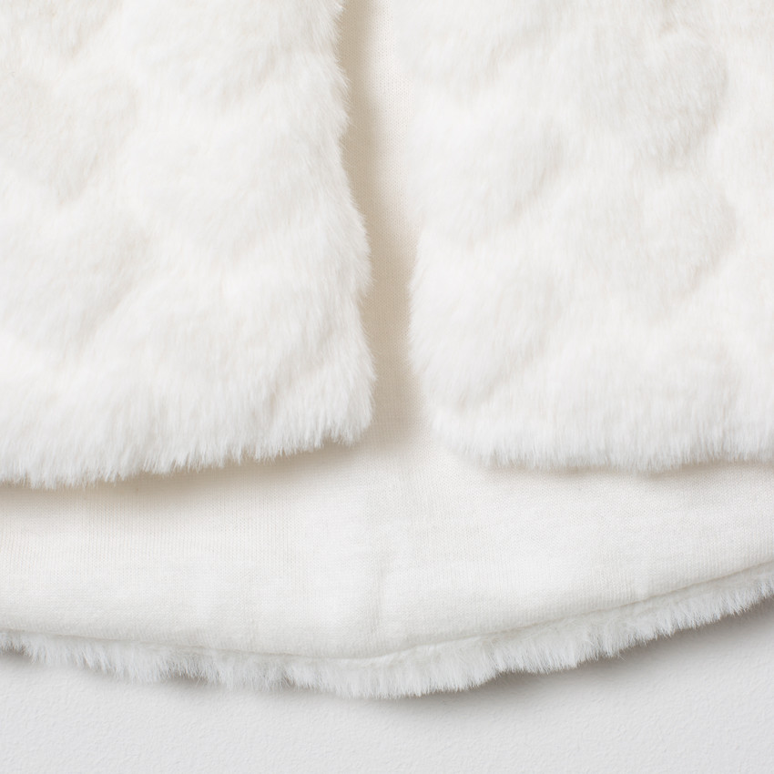 Gilet serveur en fausse fourrure 