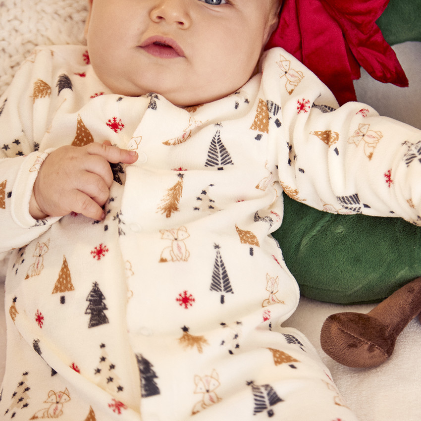 Φορμάκι βελουτέ με σχέδιο Noël για bébé 