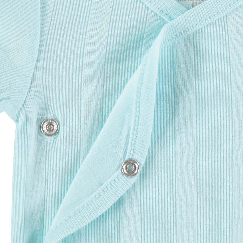 Σετ από 2 κοντομάνικα πλεκτά βαμβακερά σώματα 