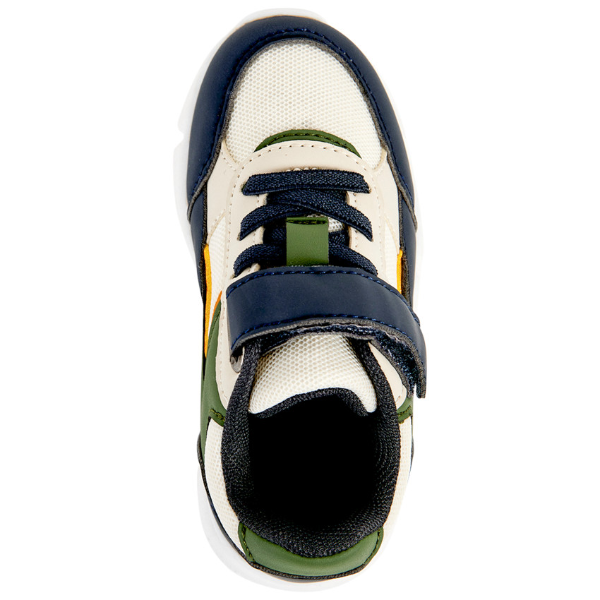 Αθλητικά παπούτσια χαμηλά με πολύχρωμες λεπτομέρειες για αγόρι 