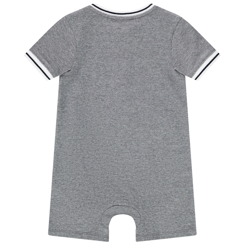 Combi κοντό πλεκτό piqué για bebe αγόρι 