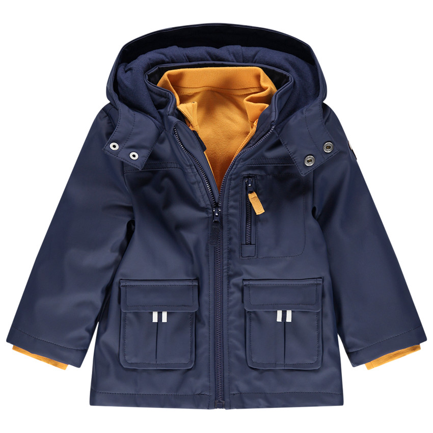 Αδιάβροχο παρκά 3 σε 1 με κουκούλα 