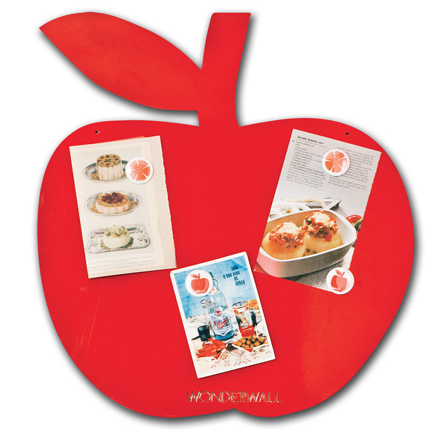 Μαγνητικός πίνακας Μήλο 50 x 60 cm - Crispy Κόκκινο  