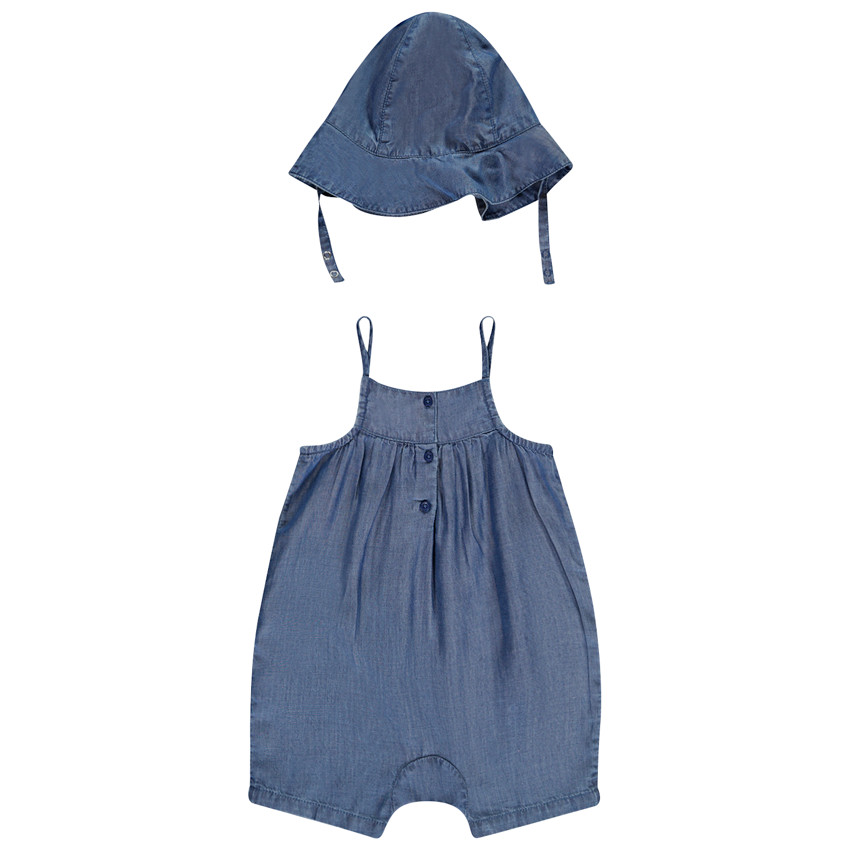 Σετ 2 τμχ. effet jean με charlotte για bebe κορίτσι 