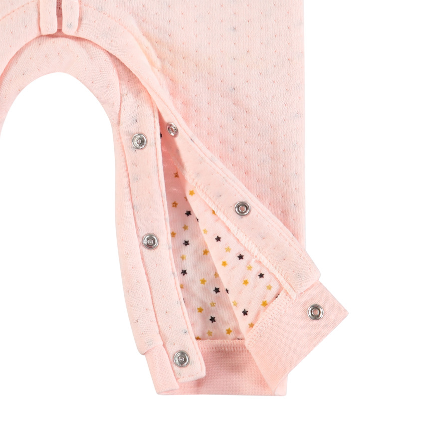 Combi μακρύ με κουκούλα για bebe κορίτσι 